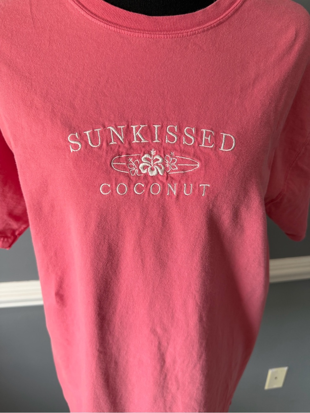 Sunkissed Coconut Coral Tee - Picture 2 of 5